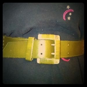 Authentic leather belt